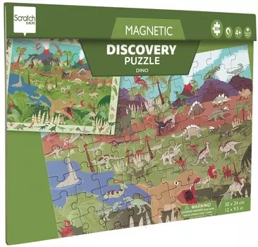 SCRATCH Puzzle 80 EL Игра для наблюдения за динозаврами