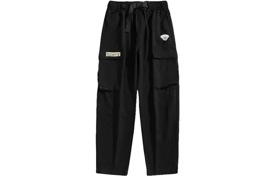 SCRM Брюки-карго унисекс, Черный