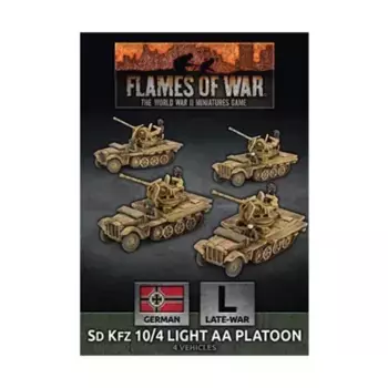 Sd Kfz 10/4 легкий зенитный взвод, Flames of War - WWII - German - Artillery, AA, AT & AFV's (4th Edition)