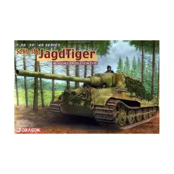 Sd.Kfz.186 Jagdtiger (серийный тип Henschel), Dragon Armor - Germany (Plastic) (1:35)