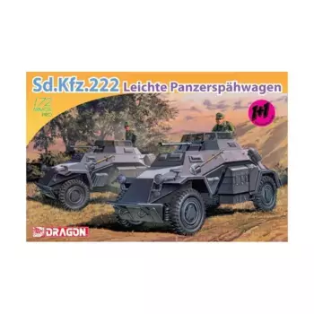 Sd.Kfz.222 Leuchte Panzerspahwagen (2 комплекта), Dragon Models - Armor Pro Series (1:72)
