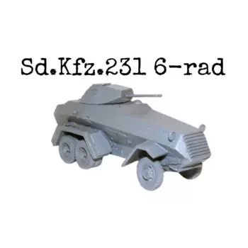 Sd.Kfz.231 6-Рад, WWII Miniatures - Germany - Tanks (28mm)