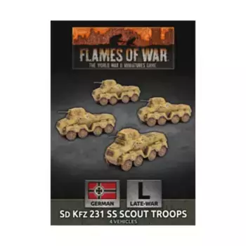 Sd Kfz 231 разведывательные отряды СС, Flames of War - WWII - German - Tanks (4th Edition)