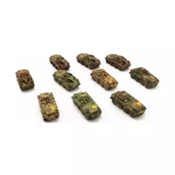 Сд. Кфз. 234/1 и 3 Коллекция №3, WWII Micro Armour - Germany - Loose Miniatures (1:285)
