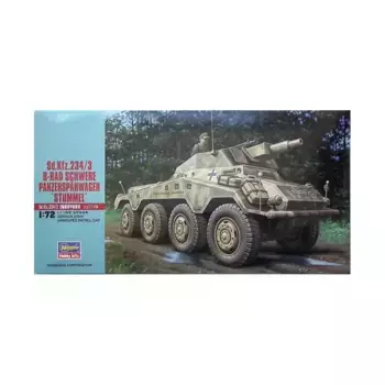 Sd.Kfz. 234/3 8-Rad Schwere Panzerspahwagen "Штуммель", WWII Vehicle Miniatures (1:72) (Hasegawa)