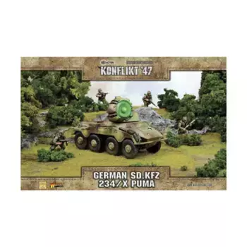 SD.KFZ 234/X Пума, Konflikt '47 - German Army (28mm) (Warlord Games)
