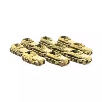 Sd Kfz 250/1 Коллекция №2, WWII Micro Armour - Germany - Loose Miniatures (1:285)