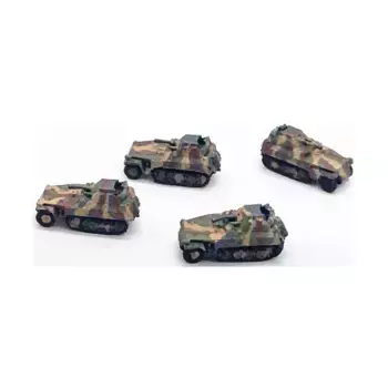 Sd Kfz 250 5 Neu Коллекция №3, WWII Micro Armour - Germany - Loose Miniatures (1:285)