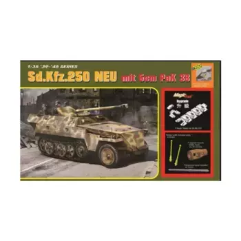 Sd.Kfz.250 NEU с 5cm PaK 38, Dragon Models - '39 to '45 Series - Germany (1:35)