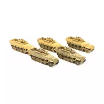 Sd Kfz 251/D21 Буровая коллекция №1, WWII Micro Armour - Germany - Loose Miniatures (1:285)