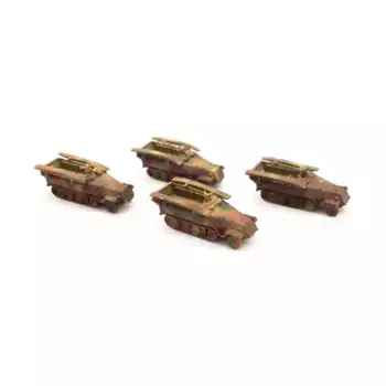 Сд. Кфз. 251/С 7 Коллекция №1, WWII Micro Armour - Germany - Loose Miniatures (1:285)