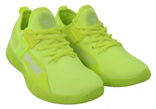 Сделайте свой шаг энергичным с желтыми кроссовками Carter Sport Plein Sport