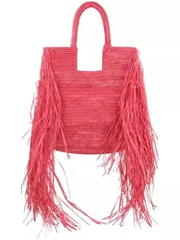 СДЕЛАНО ДЛЯ ЖЕНЩИН Сумка-шоппер Kifafa Frange Made For A Woman, розовый