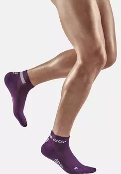 СДЕЛАНО В ГЕРМАНИИ The Run Compression Socks Low Cut Men CEP, спортивные носки фиолетовые