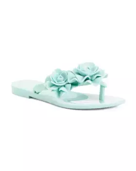 Сделано в Бразилии. Шлепанцы Harmonic Garden (для маленьких детей) Mini Melissa, зеленый