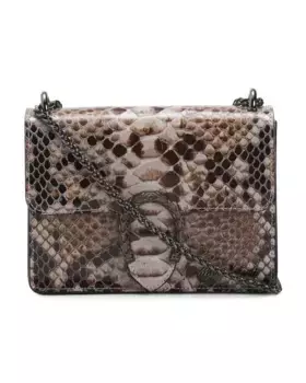 Сделано в Италии Кожаная металлическая фурнитура с клапаном через плечо Marina Galanti, цвет Off White