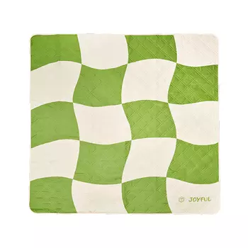 Сделано в Токио, коврик для пикника на открытом воздухе, парковая палатка, влагостойкий коврик, коврик, который можно стирать в ультразвуковой машине, зеленый лес.