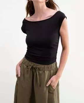 Сдержанный топ черного цвета Darling