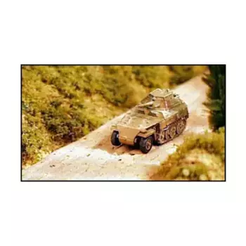 SdKfz 250 5 и 9, WWII Micro Armour - Germany - Halftracks (1:285)