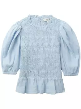 Sea топ Cole со сборками, синий