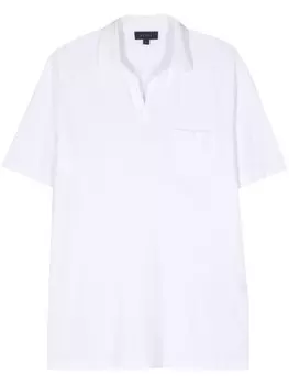 Sease хлопковая рубашка-поло, белый
