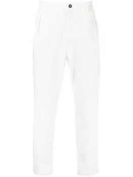 Sease зауженные брюки строгого кроя, белый