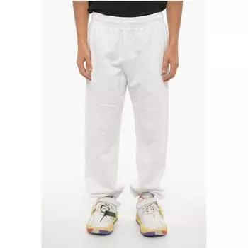 SEASONAL Хлопковые джоггеры с контрастными деталями Off-White, White