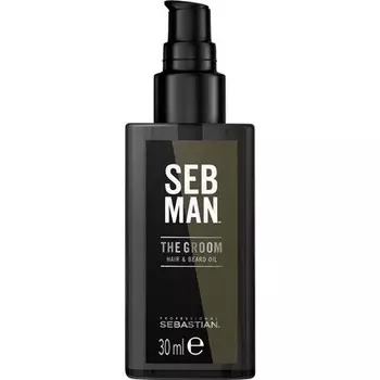 Seb Man The Groom Питательное масло для волос и бороды 30мл Sebastian Professional