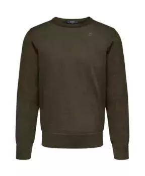 Себастьен темный свитер K-Way, зеленый