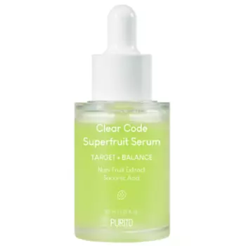 Себорегулирующая сыворотка для лица с экстрактом нони Purito Clear Code, 30 мл