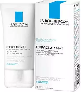 Себорегулирующий крем против блеска кожи, 40 мл La Roche-Posay, Effaclar Mat