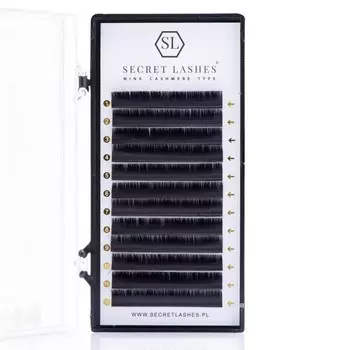 Secret Lashes Cashmere Mix D, 0,07, 8-15 мм