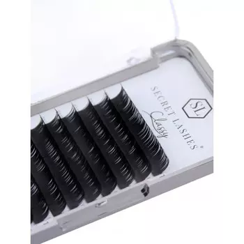 Secret Lashes Classy завивка ресниц D 9мм, 0,10 мм - идеально подходит для 2D метода