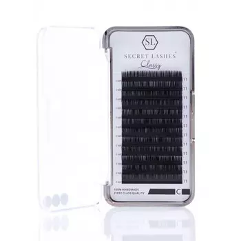 Secret Lashes - Ресницы Classy C 0,10мм 11мм - идеально подходят для 2D метода