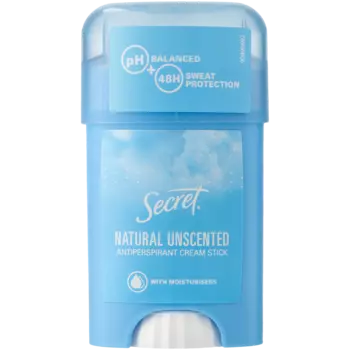 Secret Natural Unscented крем-антиперспирант для женщин, 40 мл
