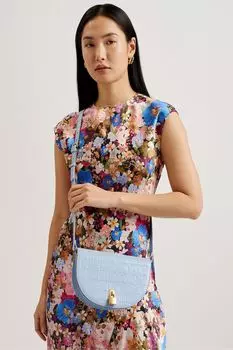 Седельная сумка Sohho с висячим замком Ted Baker, синий