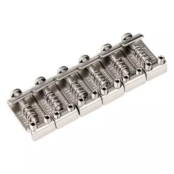 Седла Fender American Standard Strat Bridge '08-настоящее время Никель 0075123049 American Strat Bridge Saddles '08-Present Nickel 0075123049