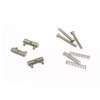 Седла Fender American Vintage Telecaster с резьбой для бриджа, никель (3) American Vintage Telecaster? Threaded Bridge Saddles, Nickel (3)