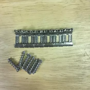 Седла Fender Stamped Bridge, хром Bridge Saddles