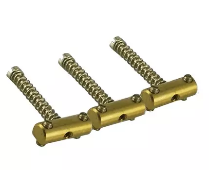 Седла Fender Vintage Telecaster с компенсацией бриджа 005-8544-049 Fender Telecaster Compensated Bridge Saddles 005-8544-049