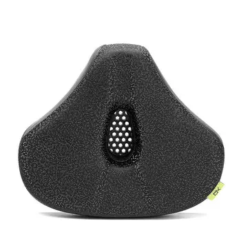 Седло для горного велосипеда SHENGXIN, седло для езды на велосипеде с коротким носом, черное, расширенное и утолщенное