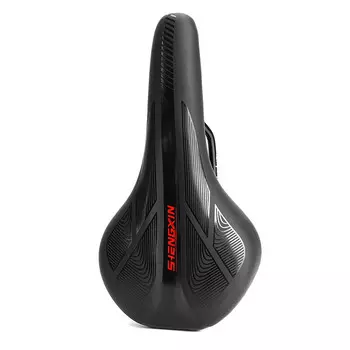 Седло для шоссейного велосипеда SHENGXIN, седло для горного велосипеда, утолщенное седло для шоссейного велосипеда, черная труба