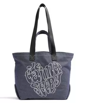 See By Bye шоппер из хлопка See By Chlo, синий