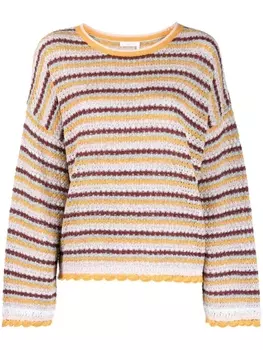 See by Chlo джемпер в полоску, желтый