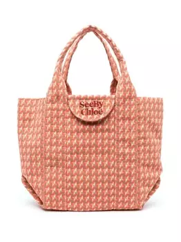 See by Chlo сумка-тоут Laetizia среднего размера, оранжевый