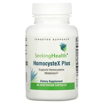 Seeking Health, HomocysteX Plus, 60 вегетарианских капсул
