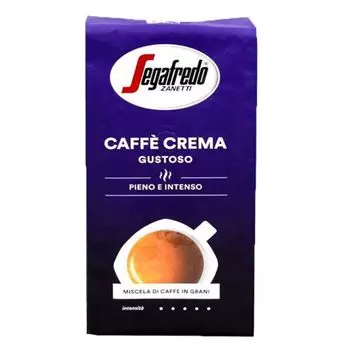 Segafredo Caffe Crema Gustoso 1000г цельные зерна