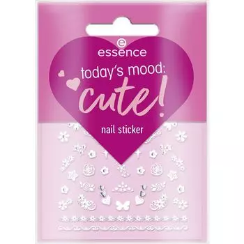Сегодняшнее настроение: милое! Наклейки для ногтей essence, 44 шт.
