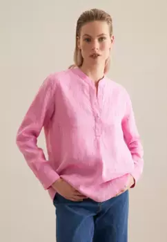Seidensticker Классическая блузка "Черная роза", туника из пряжи, розовый