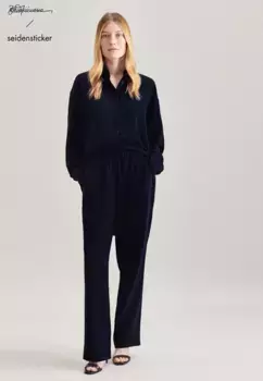 Seidenстикер-кюлоты "Черная роза" Seidensticker, синий